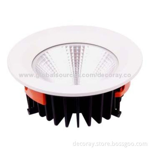 40W High-power Round LED Downlight with Good Appearance, 3,000/4,000/6,000K, 100-240V, 3,200lm